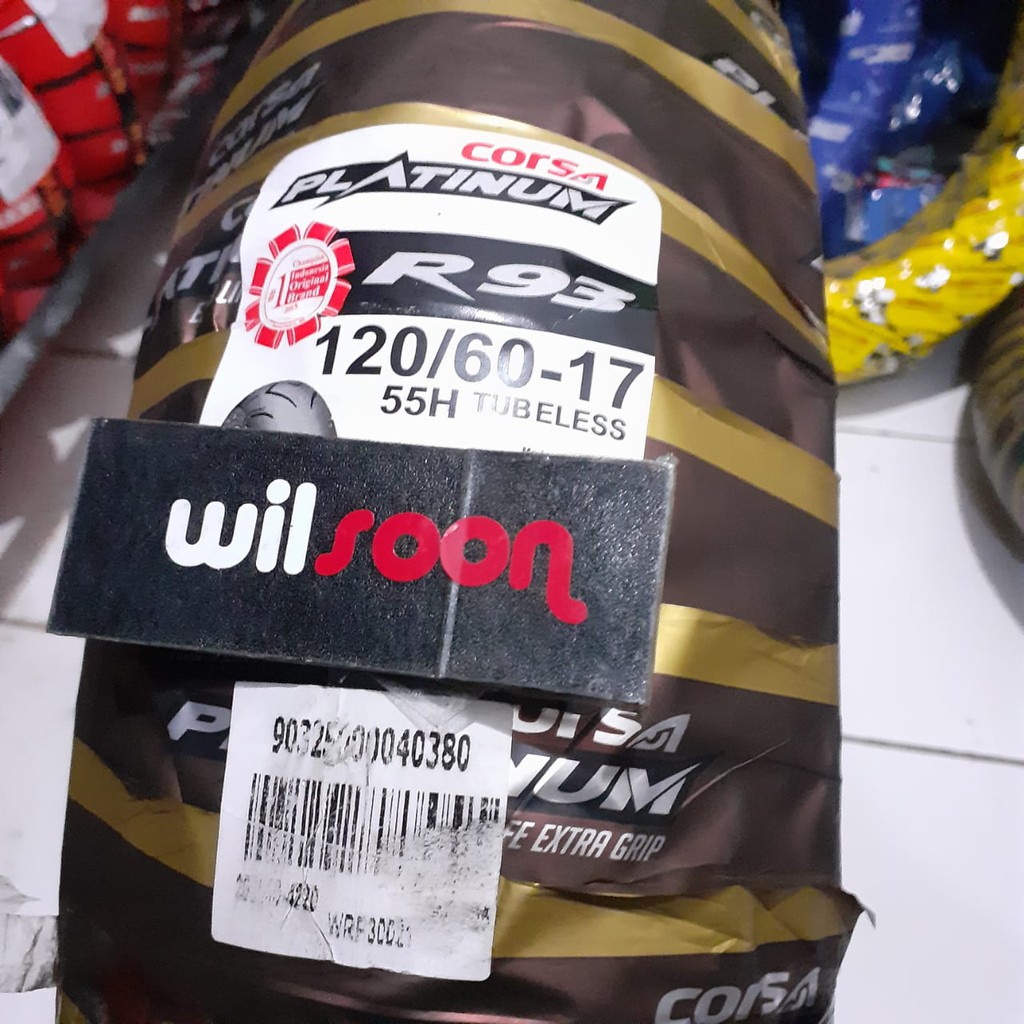 Ban Luar Corsa Platinum R93 120/60-17 Tubeless