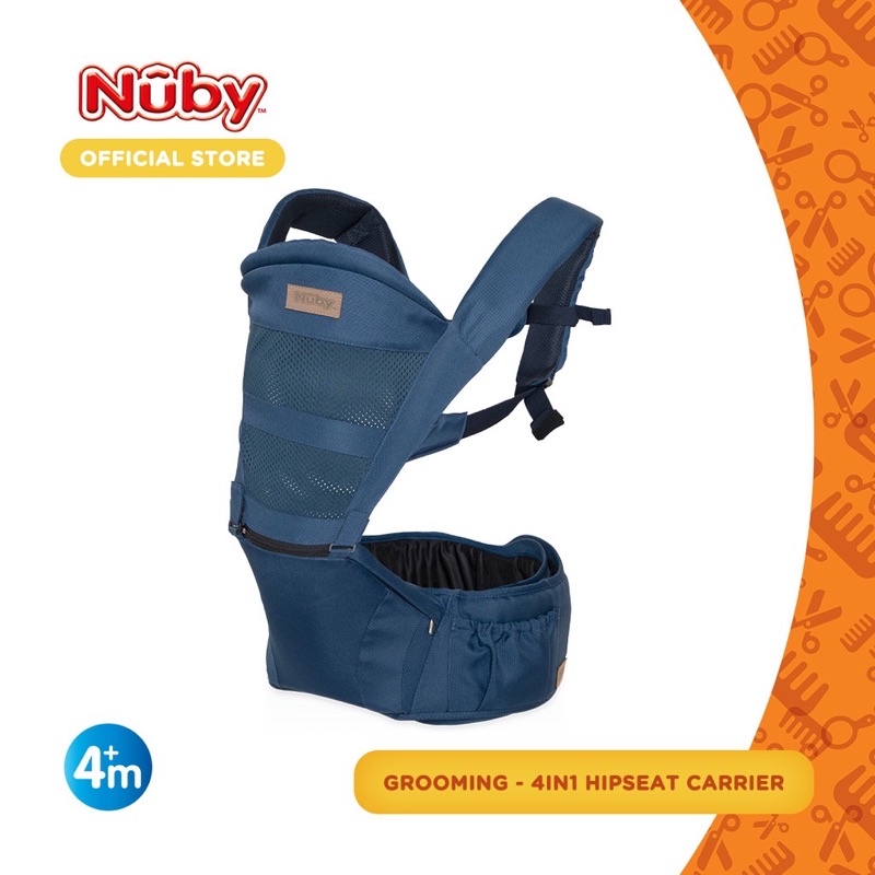 Nuby 4 Away Hipseat Baby Carrier - Gendongan bayi 4 fungsi