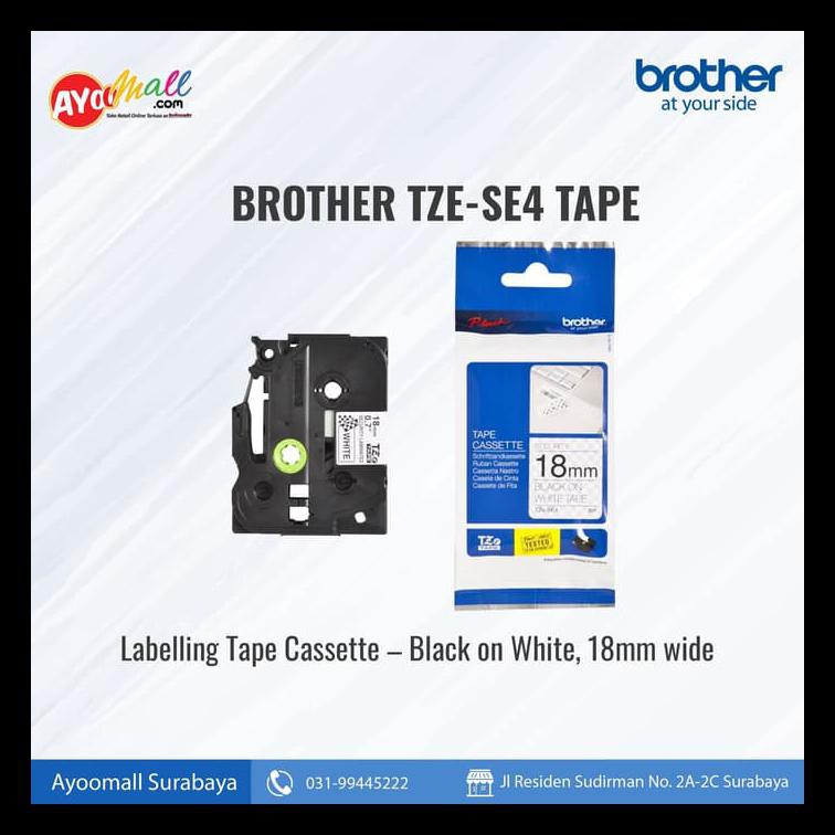 

STOK BARU BROTHER TZ SE-4 SECURITY TAPE PAKET ALAT TULIS TERMURAH PING LENGKAP