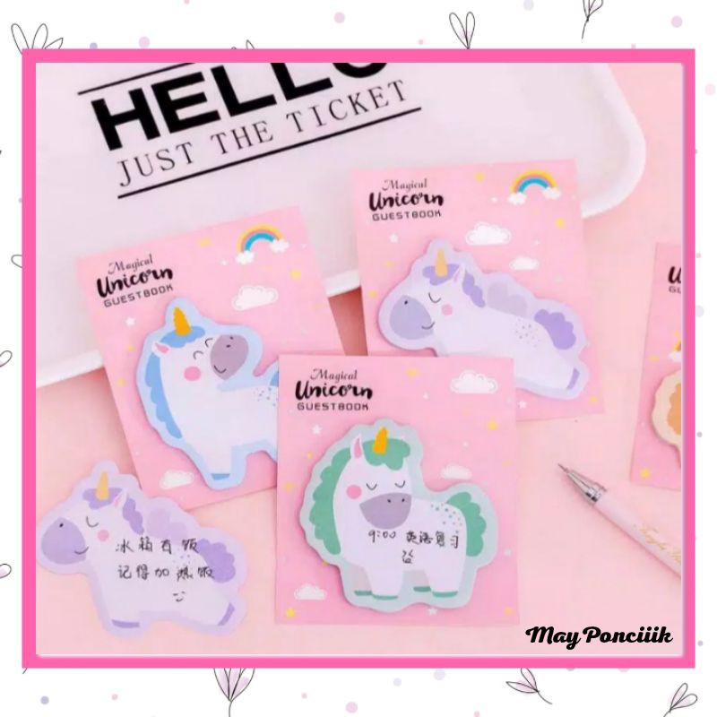 

Sticky Note / Memo Post It UNICORN