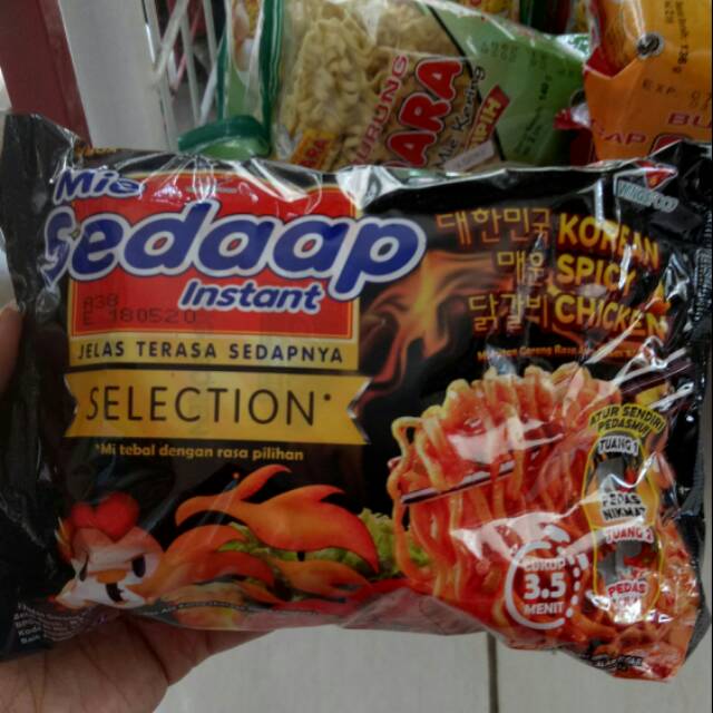 

Mie sedaap selection korea