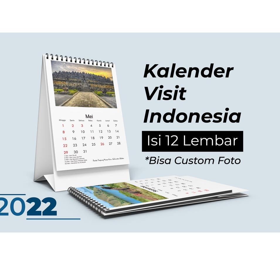 

Q KALENDER MEJA 2022 VISIT INDONESIA (BISA CUSTOM FOTO) ➘➳ ➭ Ready O⌒