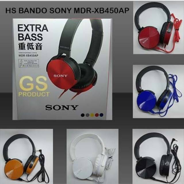 Headphones sony MDR-XB450AP