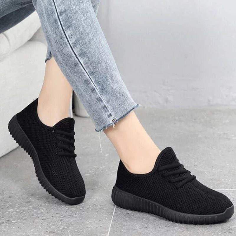 Sepatu sneakers wanita Import shoes sneaker sepatu sport casual santai Hitam