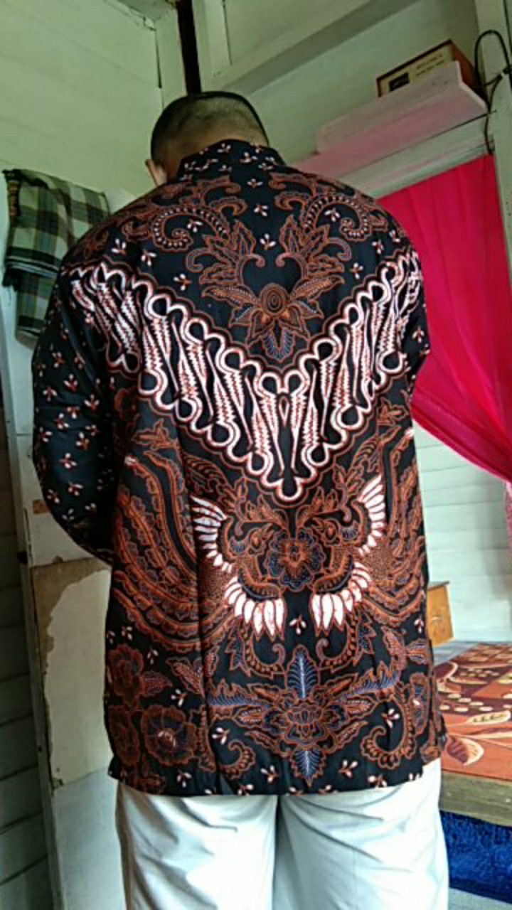 Batik Pria Asli Solo Lapis Furing Lengan Panjang Pendek Reguler Fit