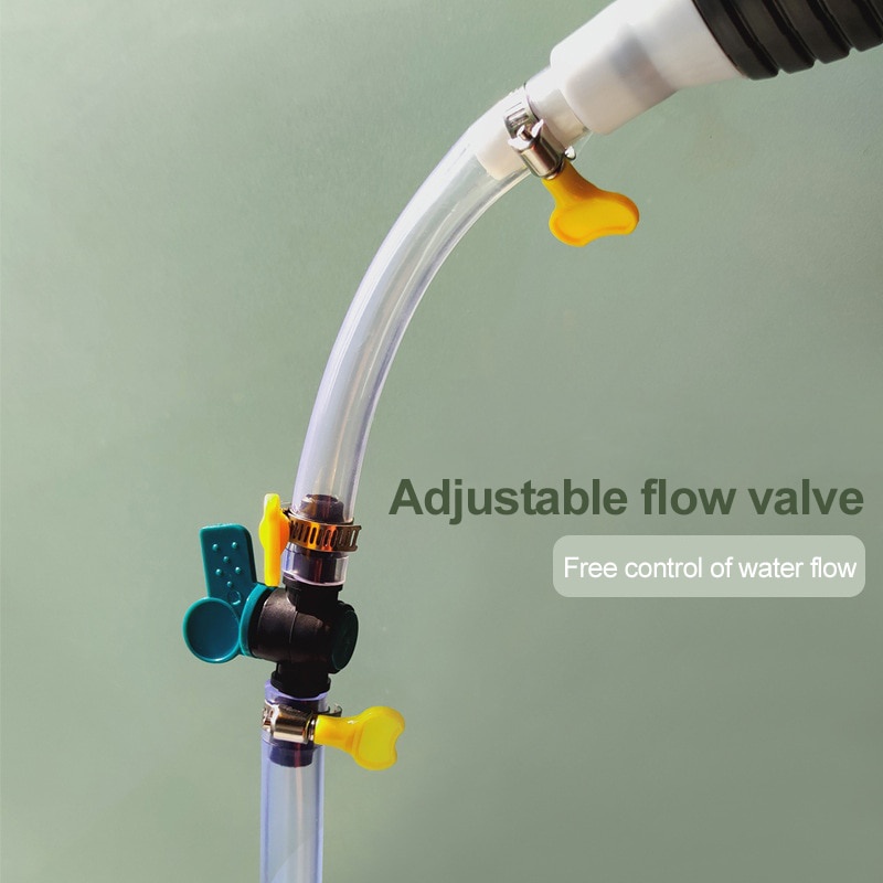 1/1.5m Portable High Flow Manual Fuel Pump With Tube Petrol Diesel Oil Water Liquid Tansfer Rubber Tube