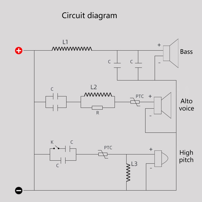 Vivi Papan Modul Audio Crossover Frekuensi Suara Hi-Fi 300W DIY