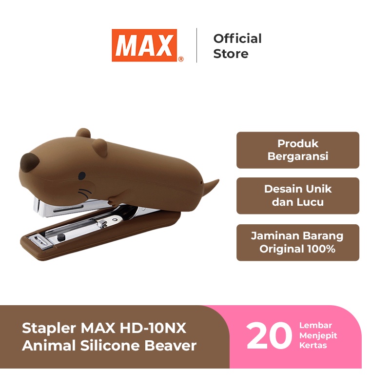 

Max Stapler Lucu Kartun Karakter HD-10NX - Beaver LIMITED EDITION