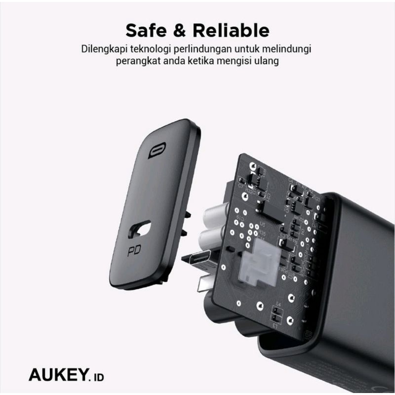 Charger Aukey PA-F2 Swift Series 30W PD Charger - 500481