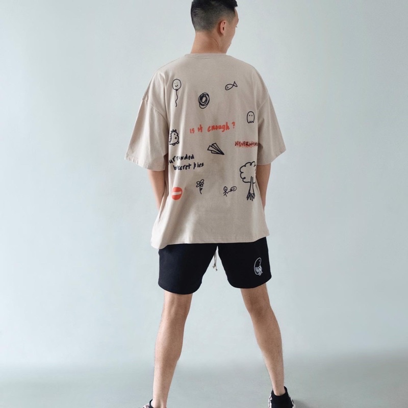 FAITH FADE DYSTOPIA - Hope Oversized Tee (beige)