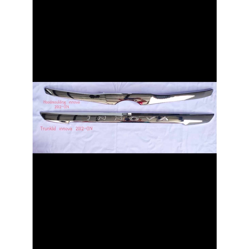 Paket Hood Molding Trunk Lid Innova 2012 - 2013