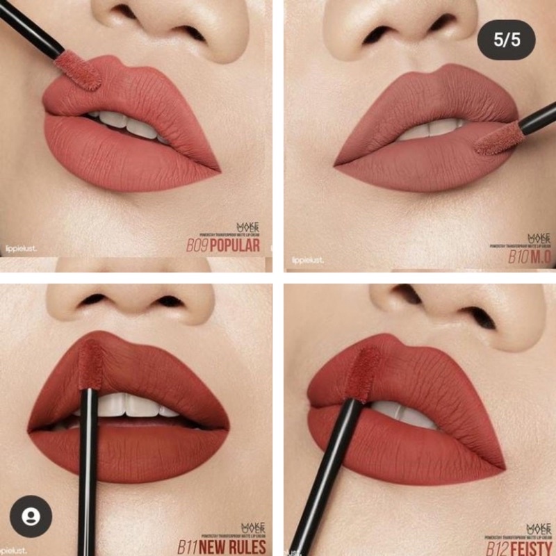 MAKE OVER POWERSTAY TRANSFERPROOF MATTE LIP CREAM