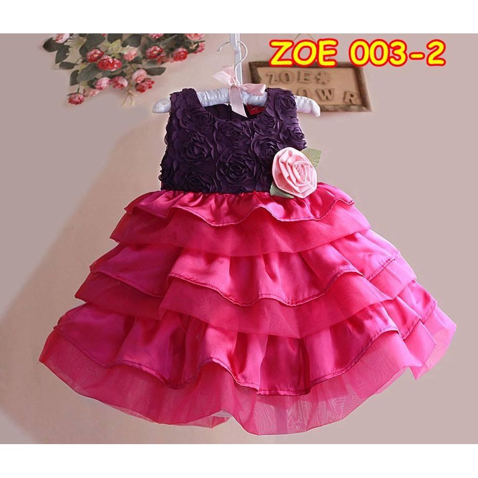 DRESS ANAK ZOE 003-2 / BAJU FASHION ANAK PEREMPUAN