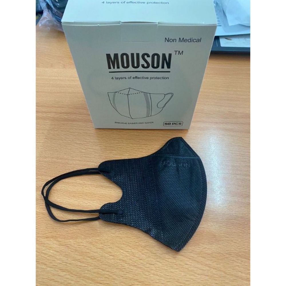 Masker Duckbill 4Ply Garis Earloop Premium Quality SR