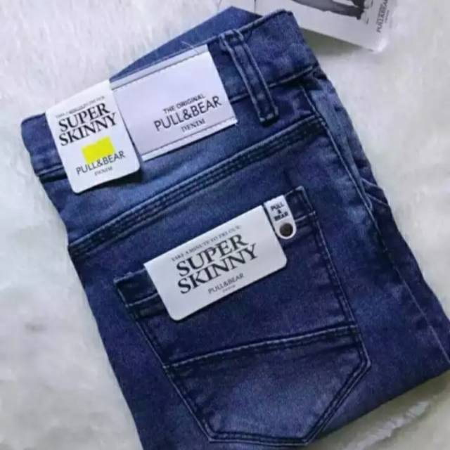 Celana panjan pensil pria bahan streact size 27-32