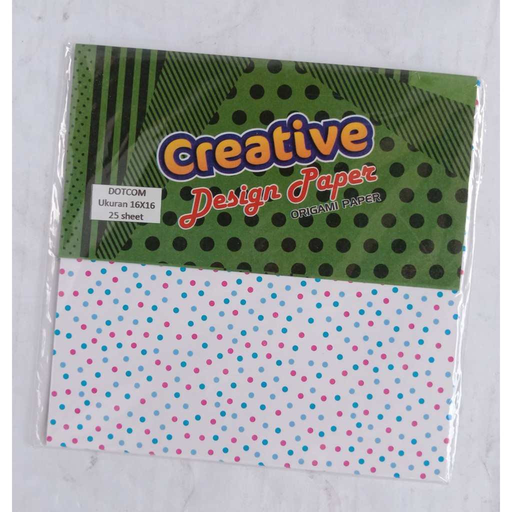 

ASTURO Origami 16x16 CREATIVE DOTCOM 25 Sheet kertas lipat motif