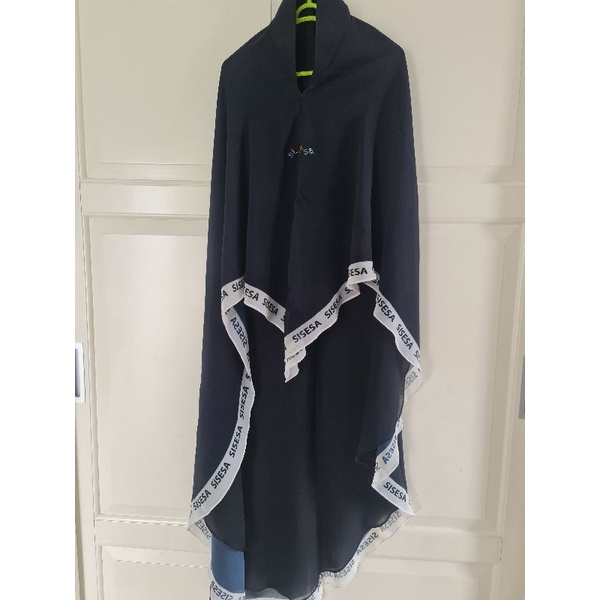 preloved khimar limited zaenab black sisesa