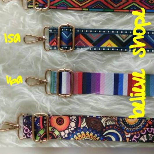 Flash Sale  PREMIUM Strap bag - Tali Tas - strap corak - tali tas corak - tali strap - tali selem