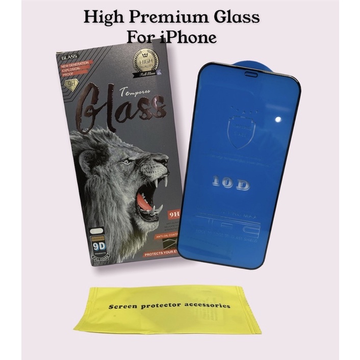 PREMIUM TEMPERED GLASS 10D 9H FULL COVER FOR IPHONE 6 6S 6G 7 7S 7G 8 SE 6PLUS 7PLUS 8PLUSX XS XR XSMAX 11 11PRO 11PROMAX 12 12PRO 12MINI 12PROMAX