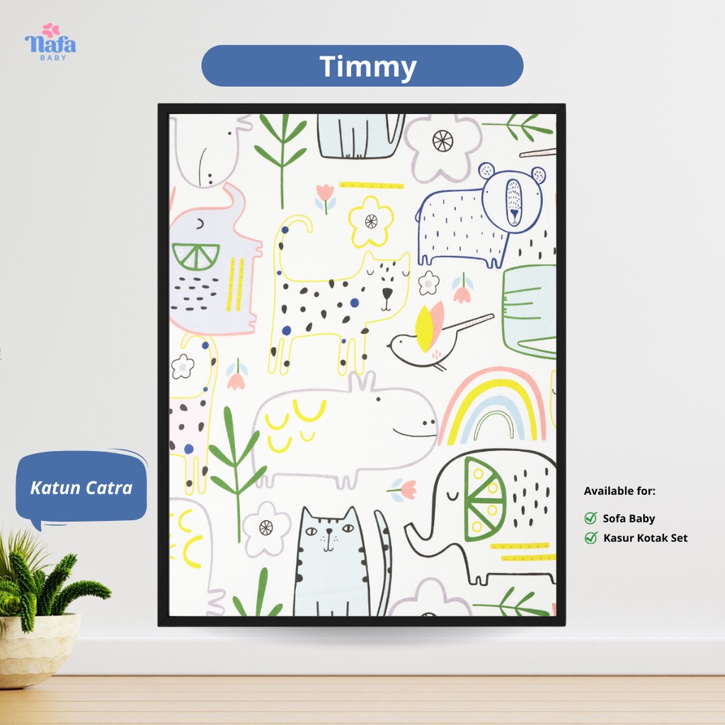 SOFA BABY TEMPAT TIDUR BAYI BANTAL KASUR BAYI MULTIFUNGSI NAFA BABY-TIMMY