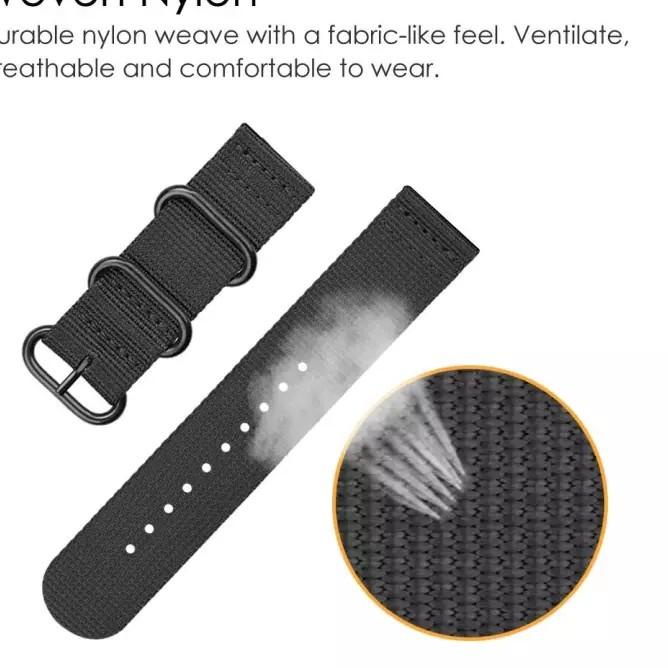 Bagus Banget.. Tali Strap Nilon loop Nylon untuk Haylou Solar LS05 / LS05S / LS04 / LS09B / RT2 LS10