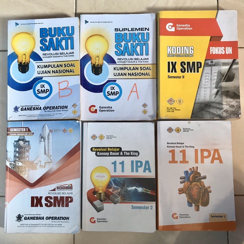 PRELOVED BUKU SAKTI KODING MODUL REVOLUSI BELAJAR GO (GANESHA OPERATION) SMP SMA KELAS 9 IX 11 XII