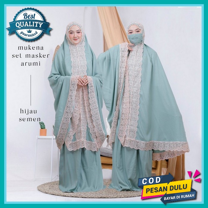 New Mukena Wanita Qisya Mukena By Quail Mukena Terbaru 2022 Kekinian Rukuh Dewasa Motif Bali Mukenah
