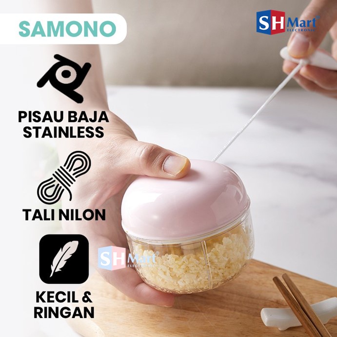 SAMONO Blender Manual Alat Penggiling Penghalus Bumbu Pisau Samono SW-L3