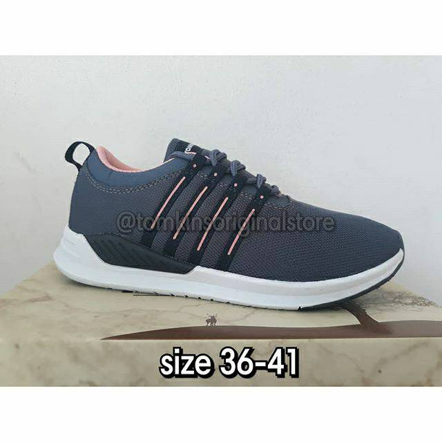 Sepatu Sport Wanita Tomkins Peterloo Pink- Sepatu Olahraga - Sepatu Sneakers - Sepatu Lari - Sepatu 