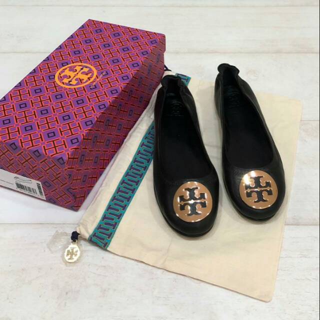 Ori leather sepatu TB flat shoes supermirror