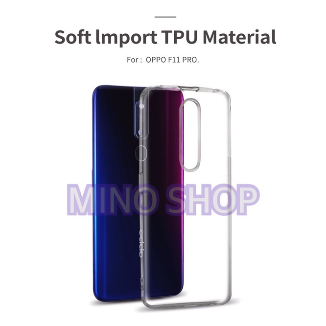 SOFTCASE TRANSPARAN OPPO F11 PRO PREMIUM CLEAR SOFT CASE