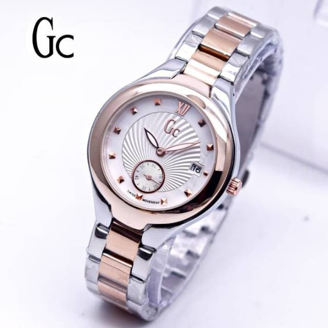JAM TANGAN WANITA GC CHRONO DETIK GC 8898-SILVER