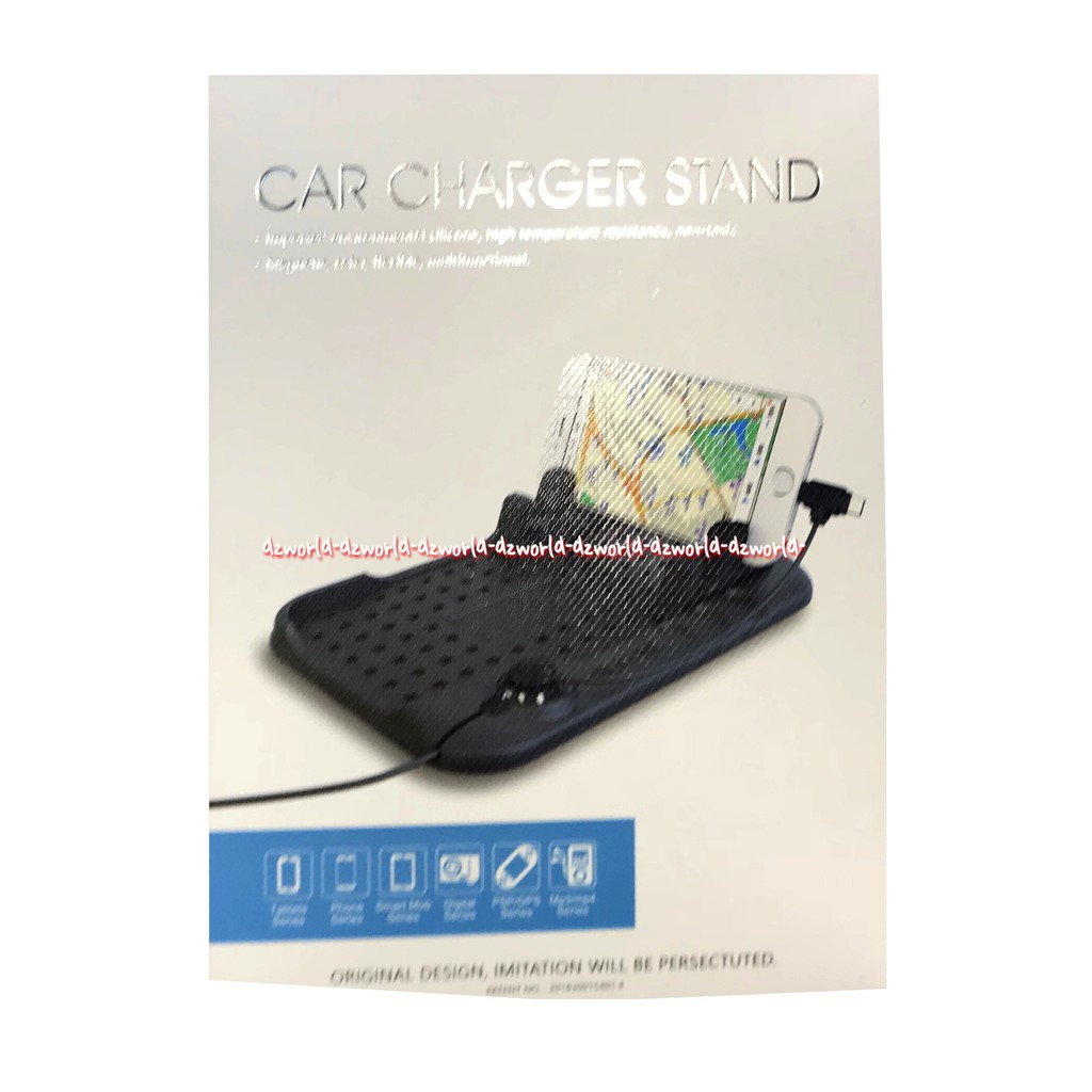 Car Charge Stand Docking Smartphone Dengan Charger Magnetik