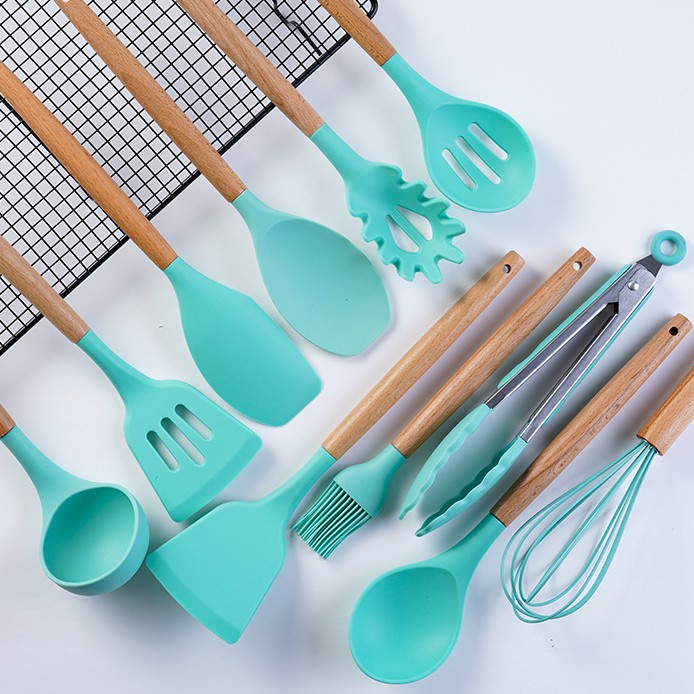 Sutil silikon Spatula Silicone sodet Alat Masak set 12pcs / Spatula
silikon / spatula set.