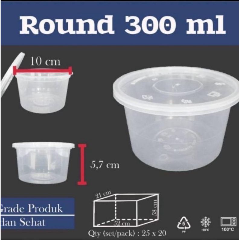 Thinwall Victory Round 300ml