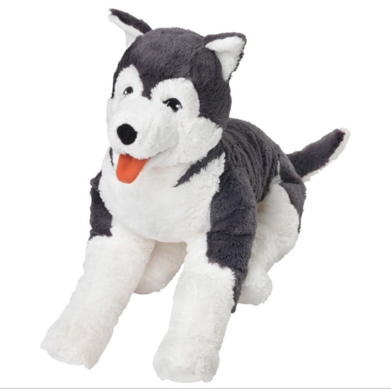 Boneka Anjing Siberian Husky Ikea Original