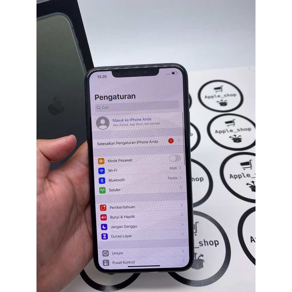 Iphone 11 pro max 256gb midnight green Lcd Original Mulus Original Bukan Refurbish / Rekondisi