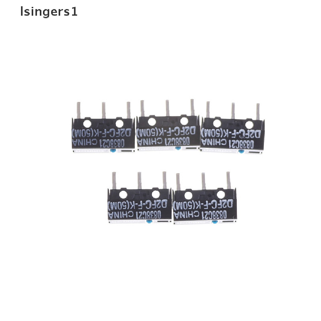 (lsingers1) 5pcs Tombol OMRON Mouse Micro Swtich D2FC-F-K 50m