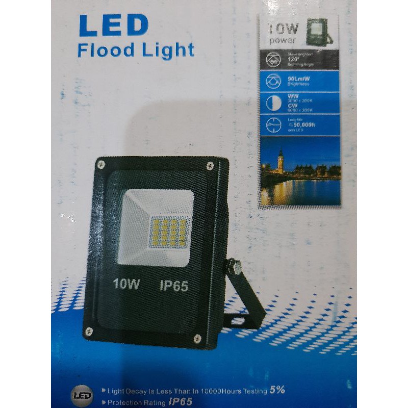 LED SOROT 10W Flood Light Lampu penerangan tembak 10 w watt outdoor