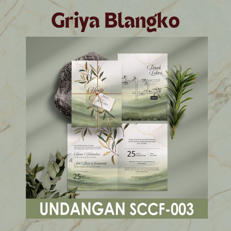 Blangko Undangan Griya Blangko SCCF-003