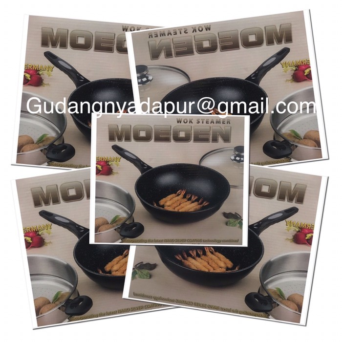 Wok Pan Moegen Germany with Steamer 30cm