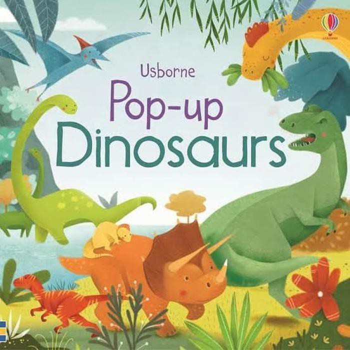 ( Buku Import ) USBORNE Pop Up Dinosaurs. Pop Up Book.