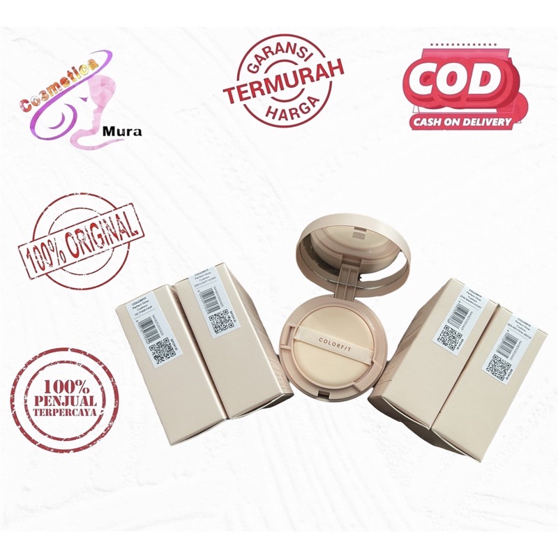 [ cushion ] new wardah cushion - wardah colorfit perfect glow cushion - cushion glowing by wardah - Wardah Colorfit Perfect Glow Cushion SPF 33 PA++