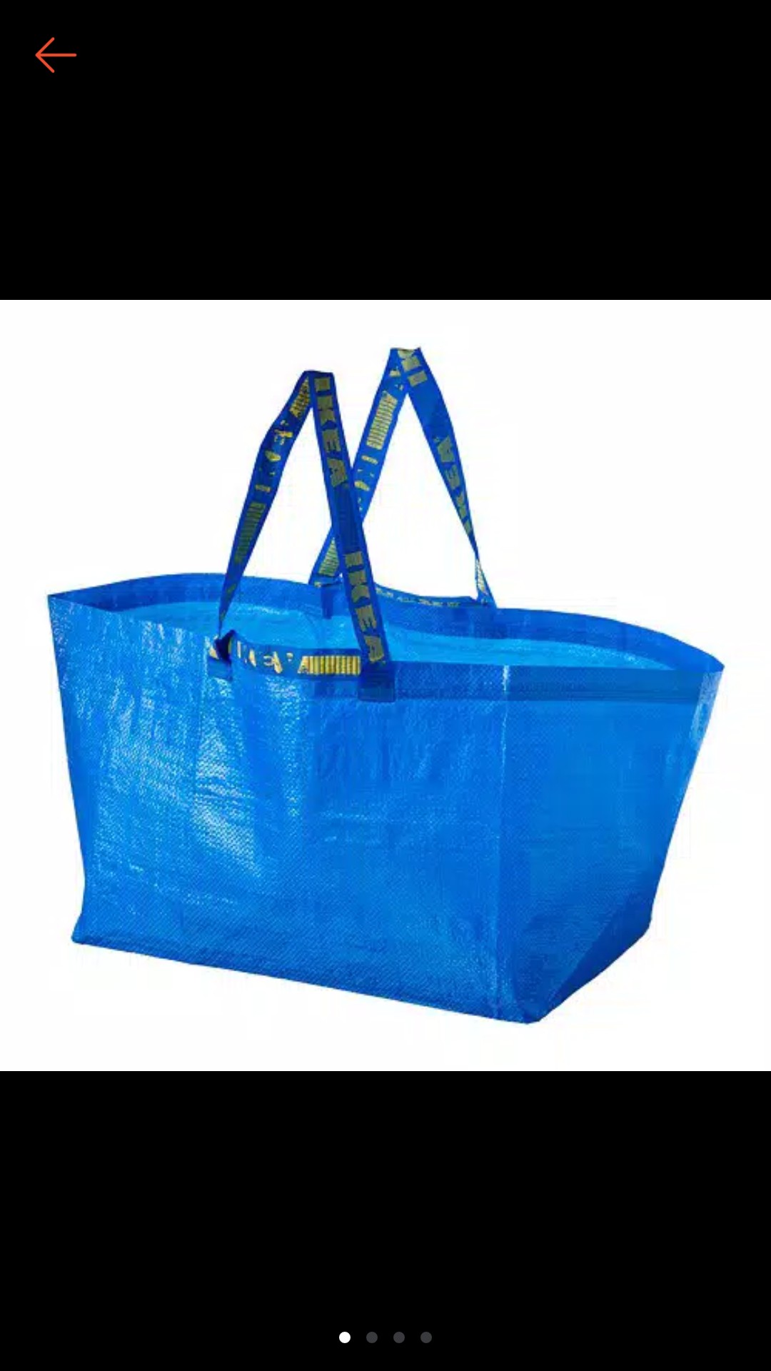 Kantong Belanja Besar Warna Biru - Jm