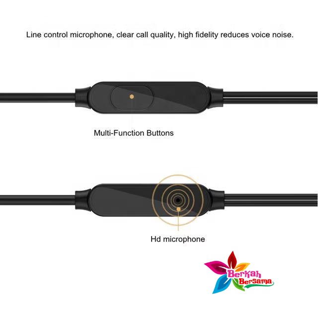 headset headsfree super mega bass L29 colokan 3.5mm for ALL TYPE oppo samsung vivo xiaomi BB4282