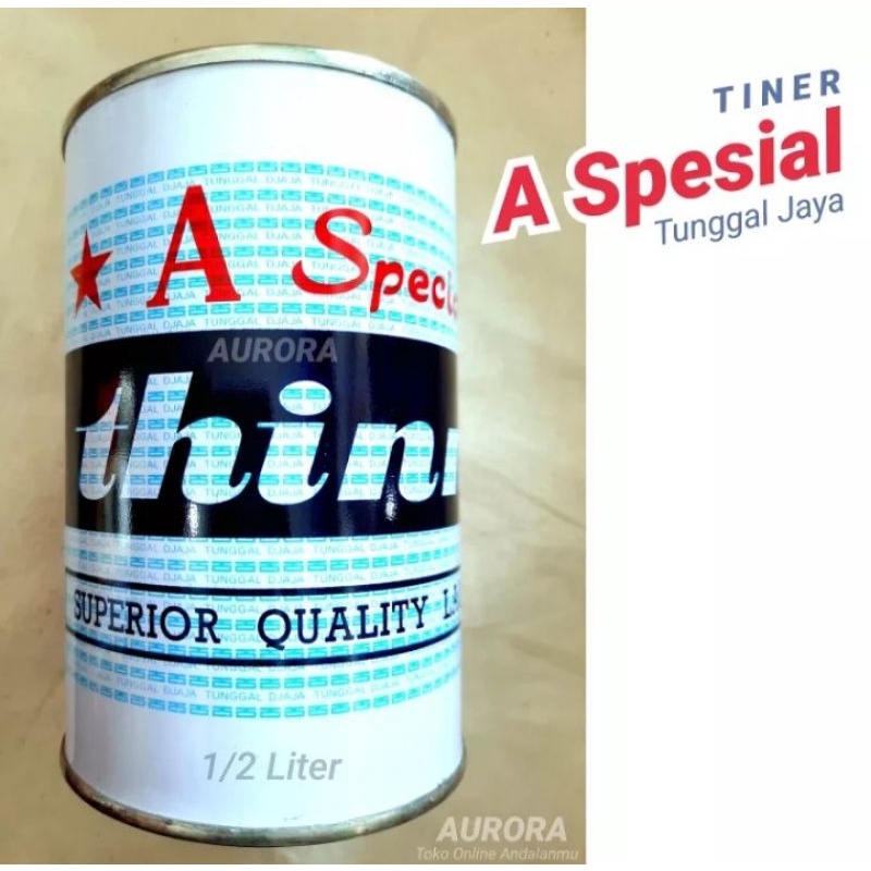 Tiner A Special Tunggal Jaya Thinner Special Thiner setengah Liter