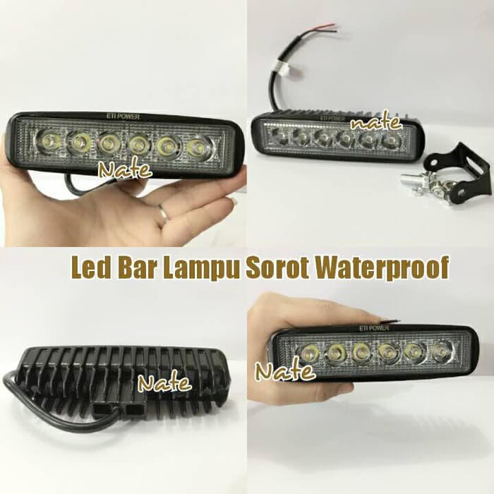 LED Bar Lampu sorot LED tembak Offroad Drl waterproof motor mobil