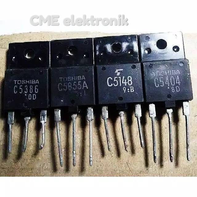 TR REG / Transistor Regulator tv Cabutan atau Bekas ORI Original Asli Seri Campur Merek TOSHIBA PANA