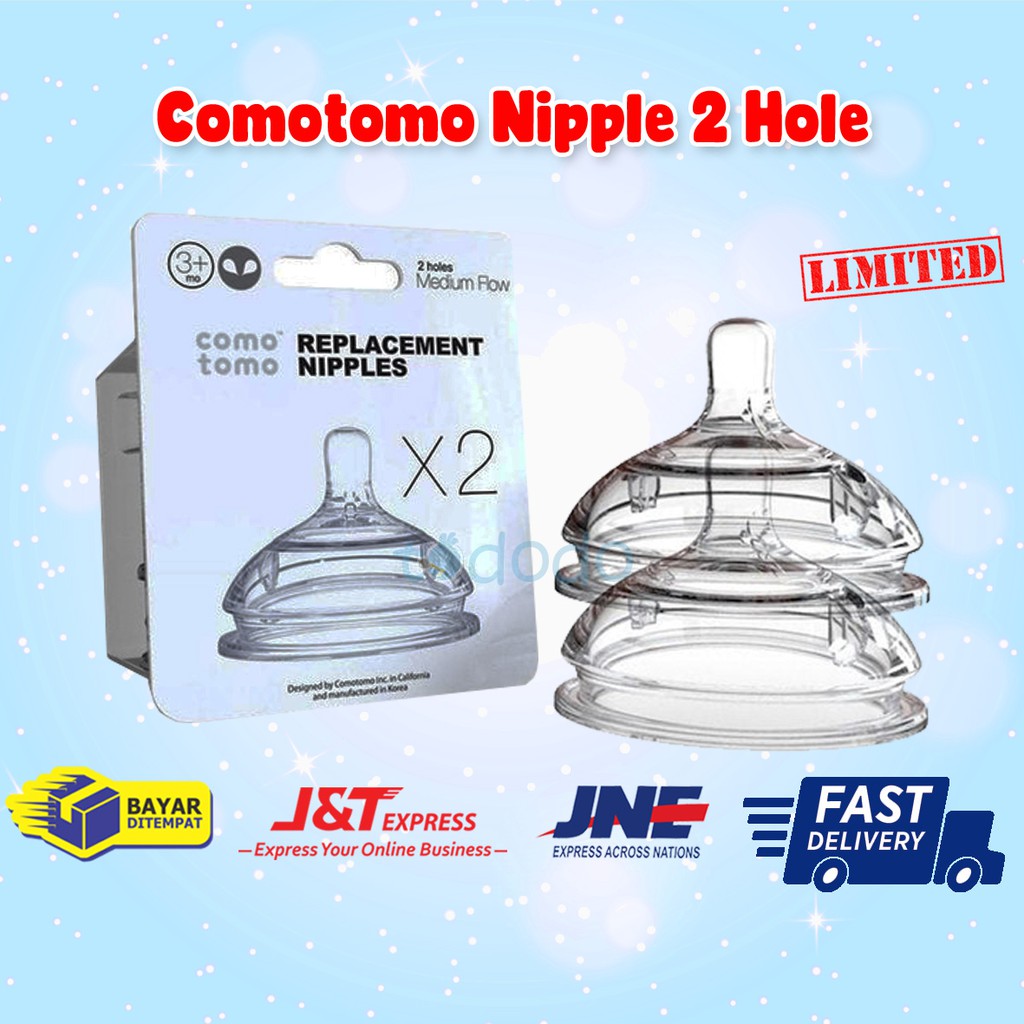 Comotomo Nipple 2 Hole / Nipple Dot