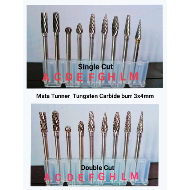 Mata Tuner Carbide / Mata Porting / Mata Bor Tuner 3x4mm 1pcs